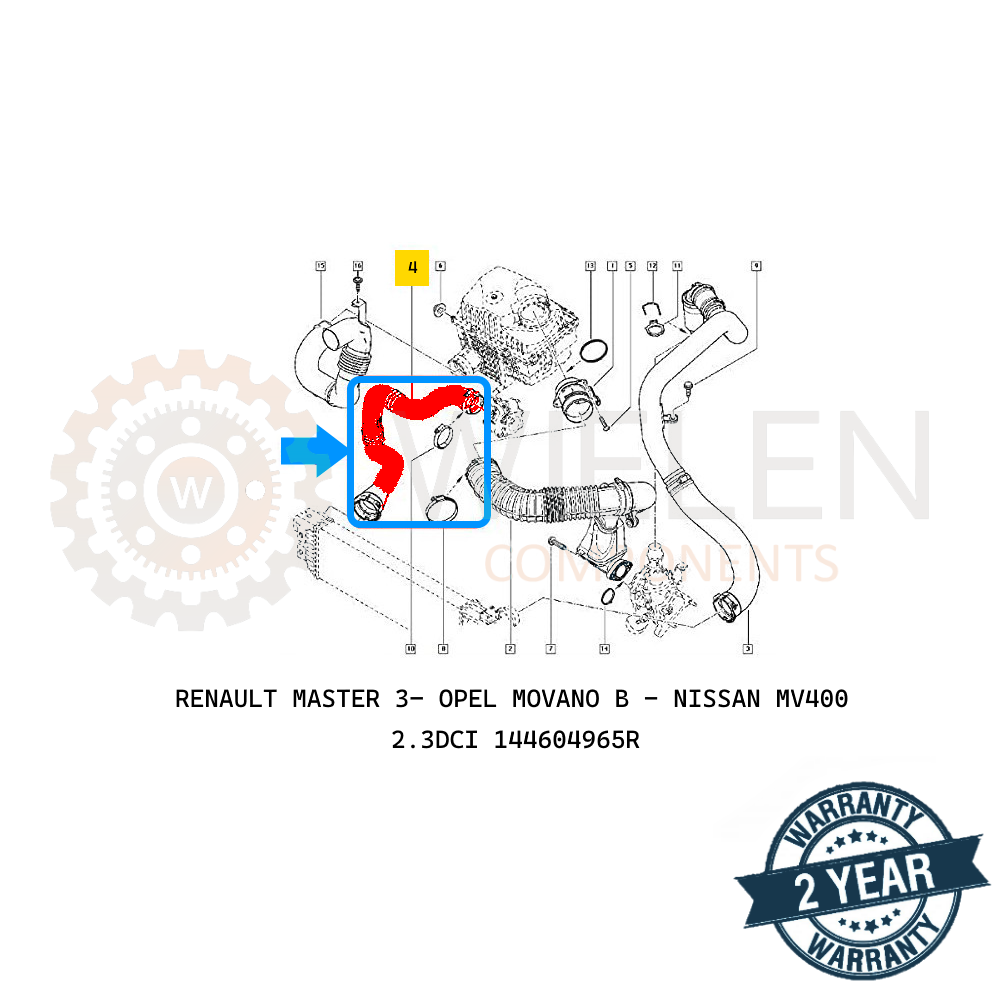 Manicotto Collegamento Turbo W9363 - Compatibile Con Audi, Volkswagen, Seat E Skoda - Foto 11