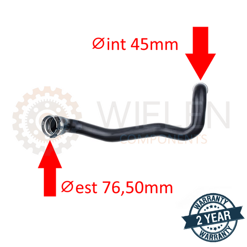 Sleeve Intercooler Hose Air For Nissan Qashqai 1.5 DCI 14463JD50D