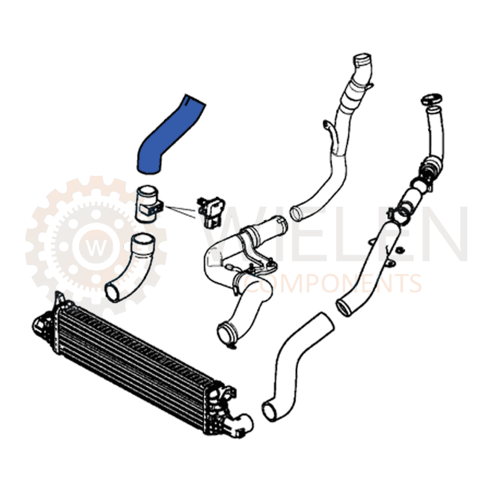 Manicotto Intercooler Jaguar W12005H