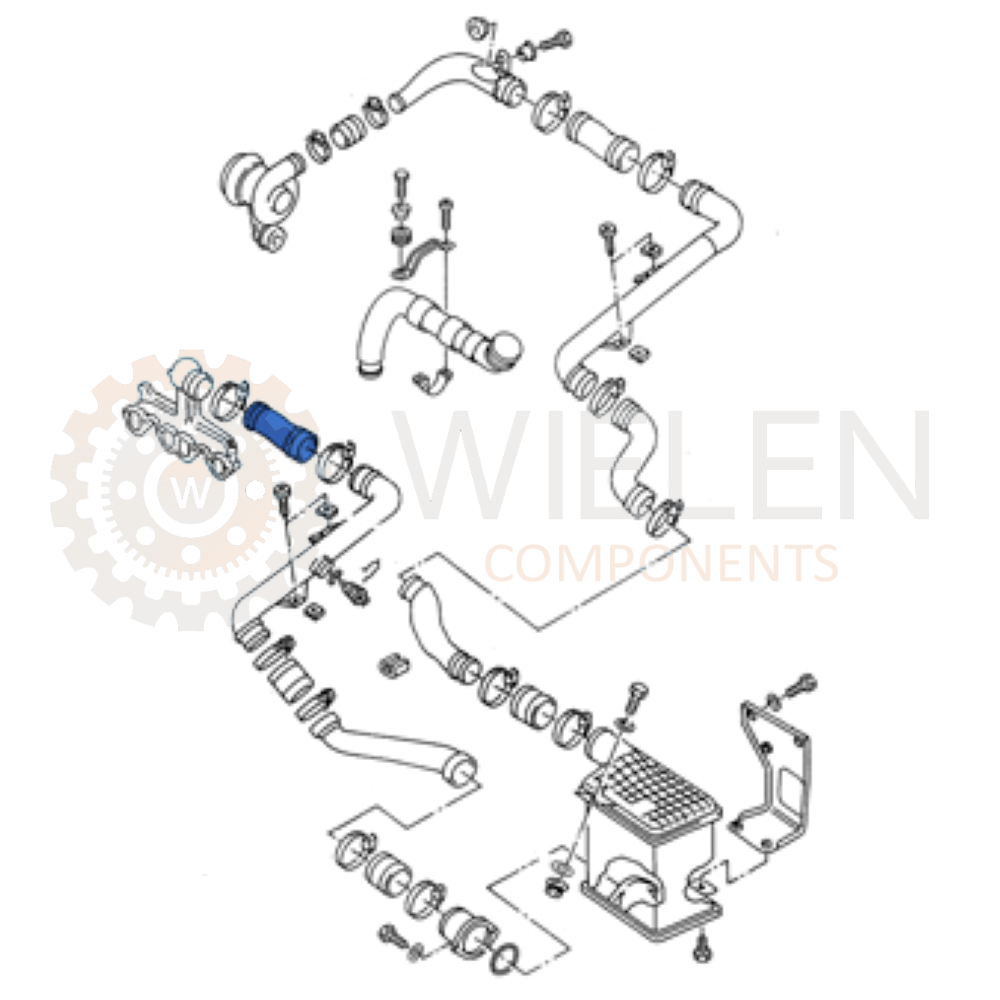 Manicotto Intercooler Volkswagen W1336H