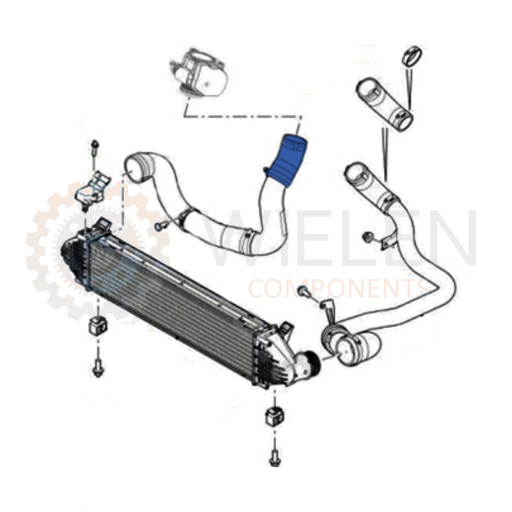 Manicotto Intercooler Land Rover W16014H