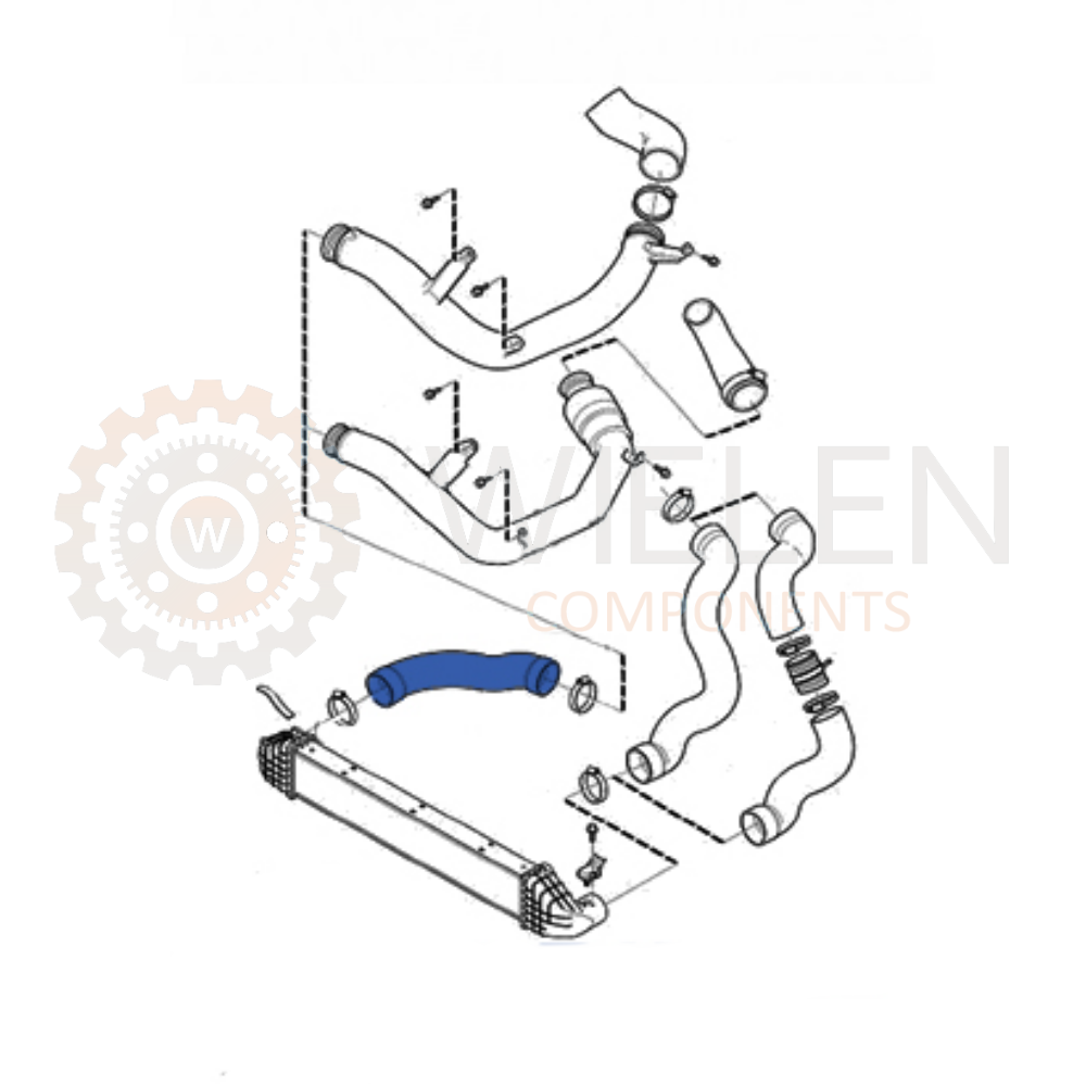 Manicotto Intercooler Volvo W16175H