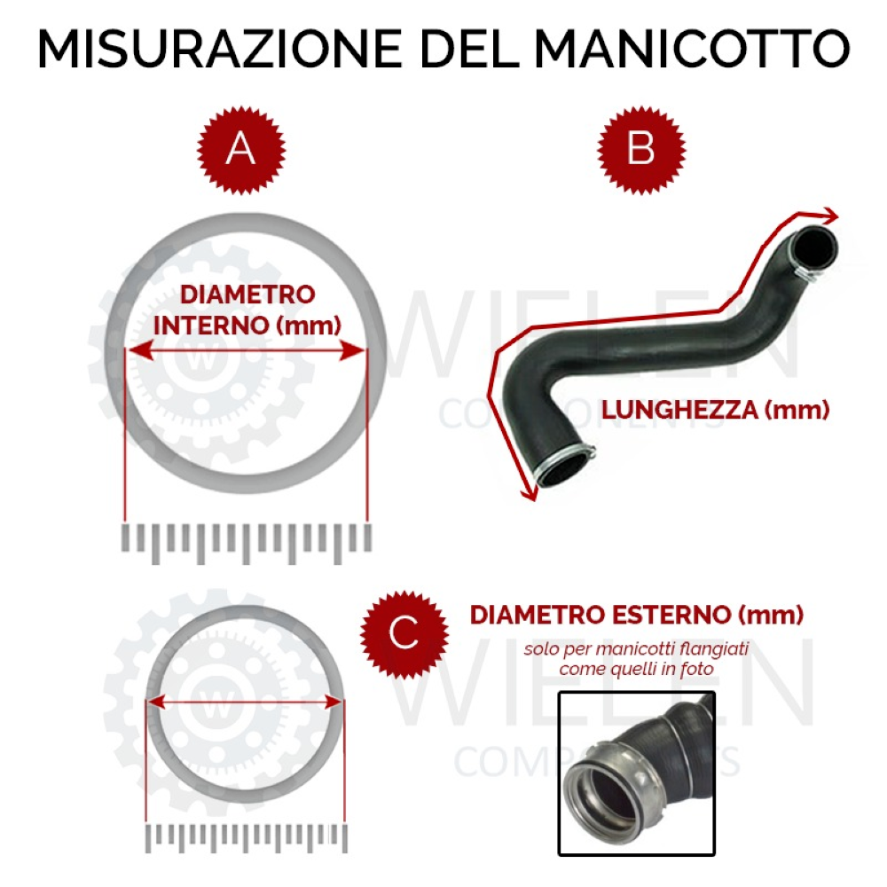 Manicotto Intercooler Fiat W144139H