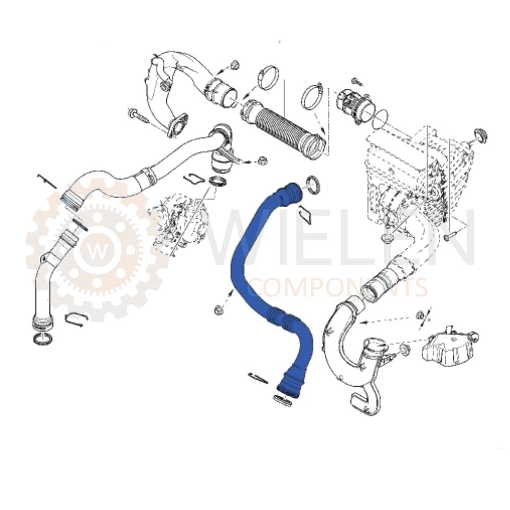 Manicotto Intercooler Renault W15686H