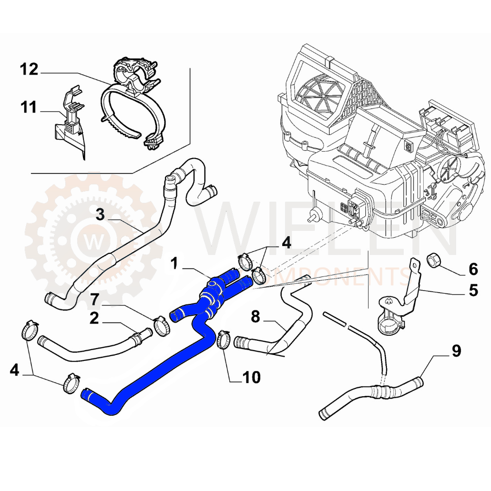 Flessibile Riscaldamento Fiat W110460H