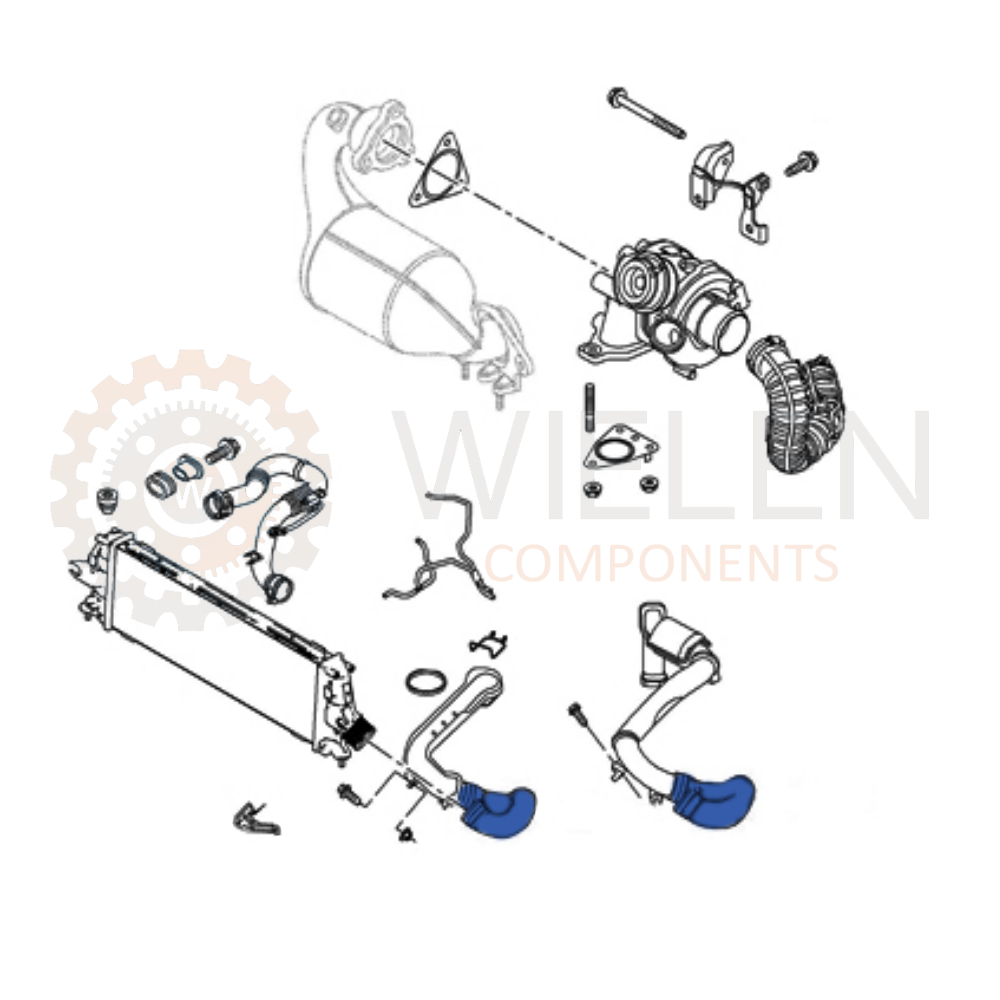 Manicotto Intercooler Nissan W16100H
