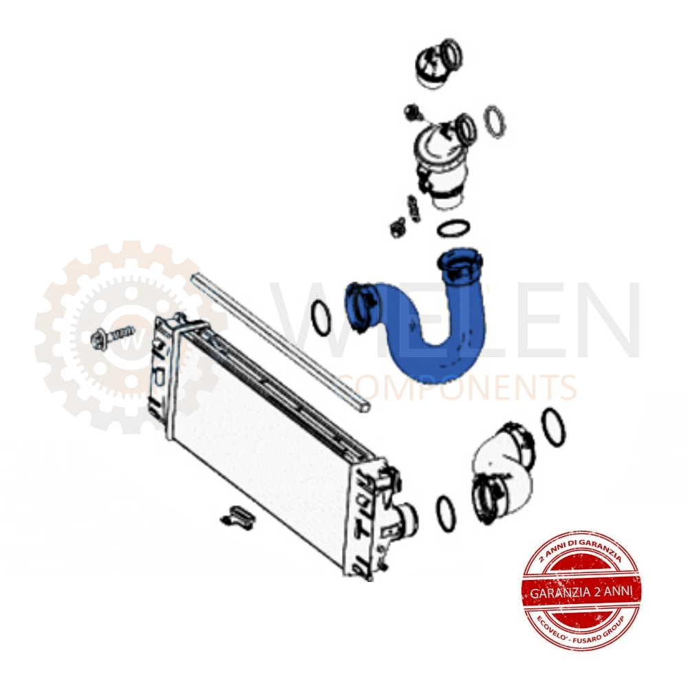 Manicotto Intercooler Mercedes-Benz W138052Silh