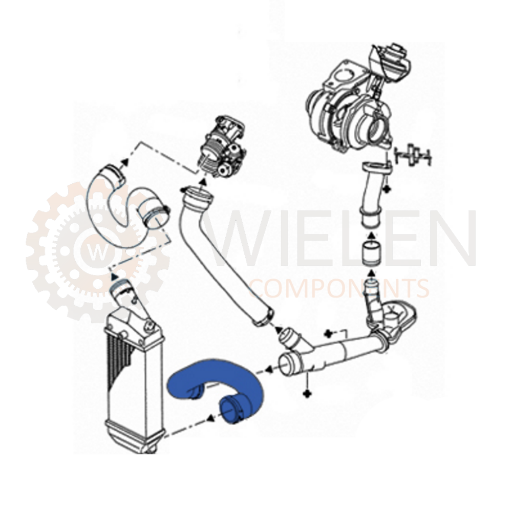 Manicotto Intercooler Citroën W16190H