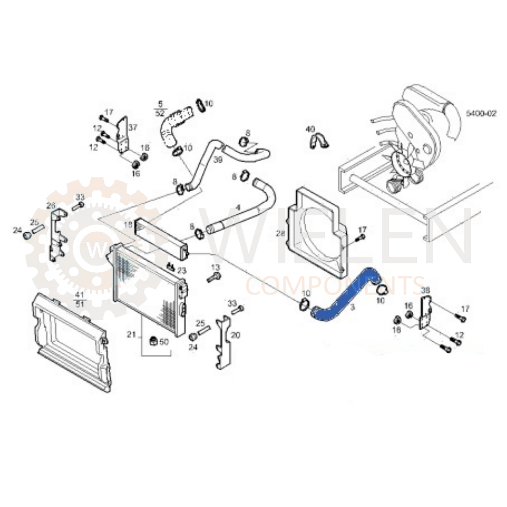 Manicotto Intercooler Iveco W16197H