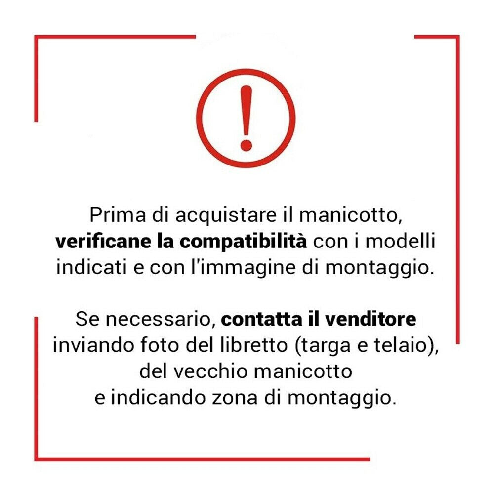 Guarnizione Manicotto Intercooler Fiat W17680H